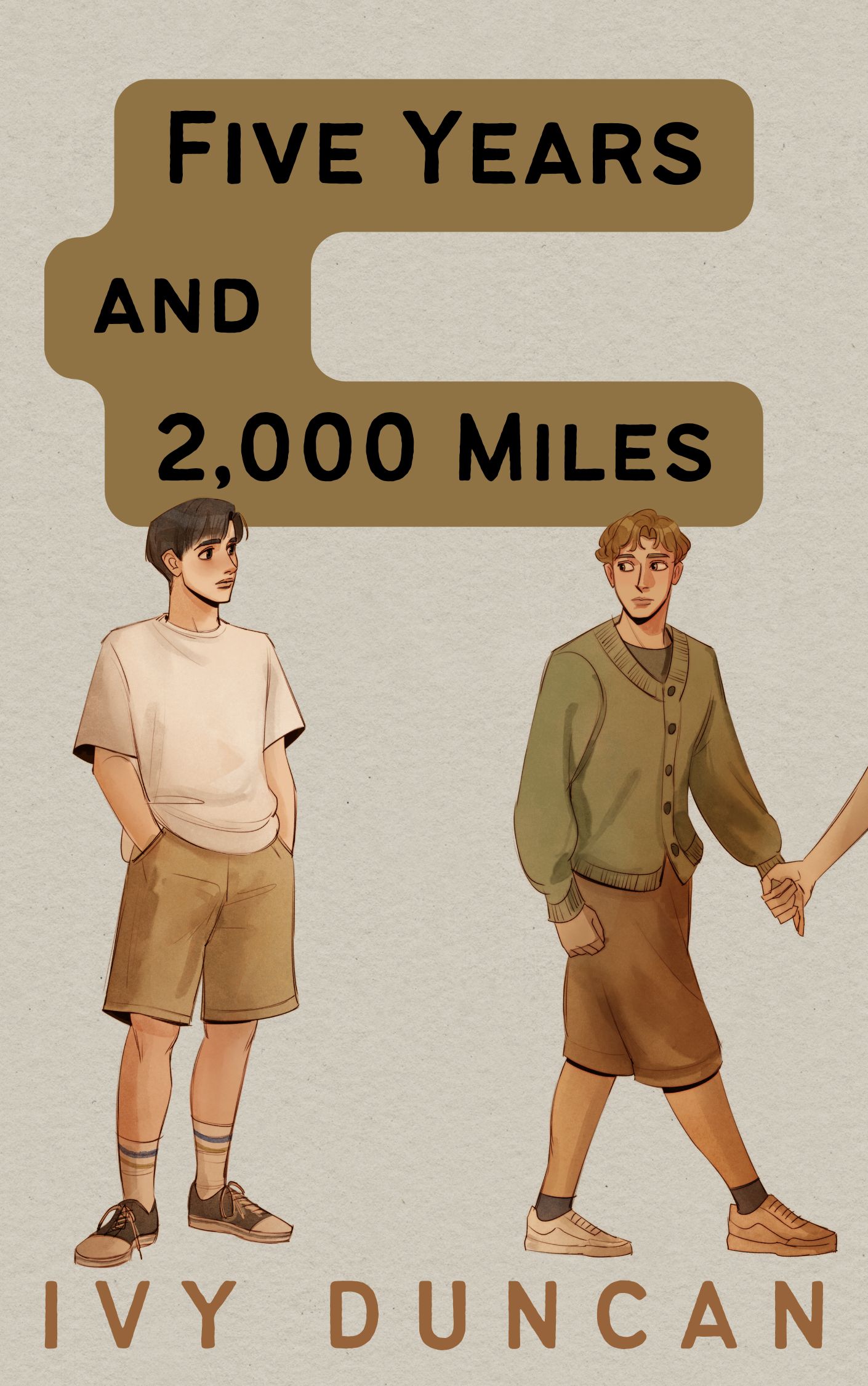 Alternate cover design for Five Years and 2,000 Miles